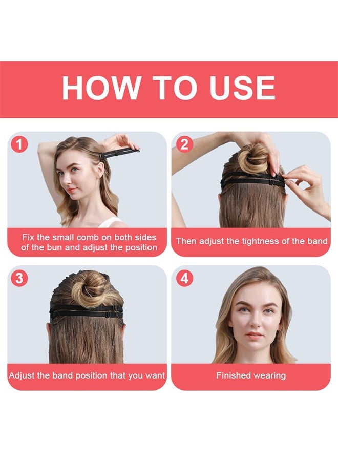 Face Lift Stretching Strap, 4Pcs Facelift Bands With Hair Clips, Instant Face Lift, Adjustable Invisible Hairpin Face Slimming Bands, Reusable Eye Wrinkles Elastic Belt For Women - Image 5