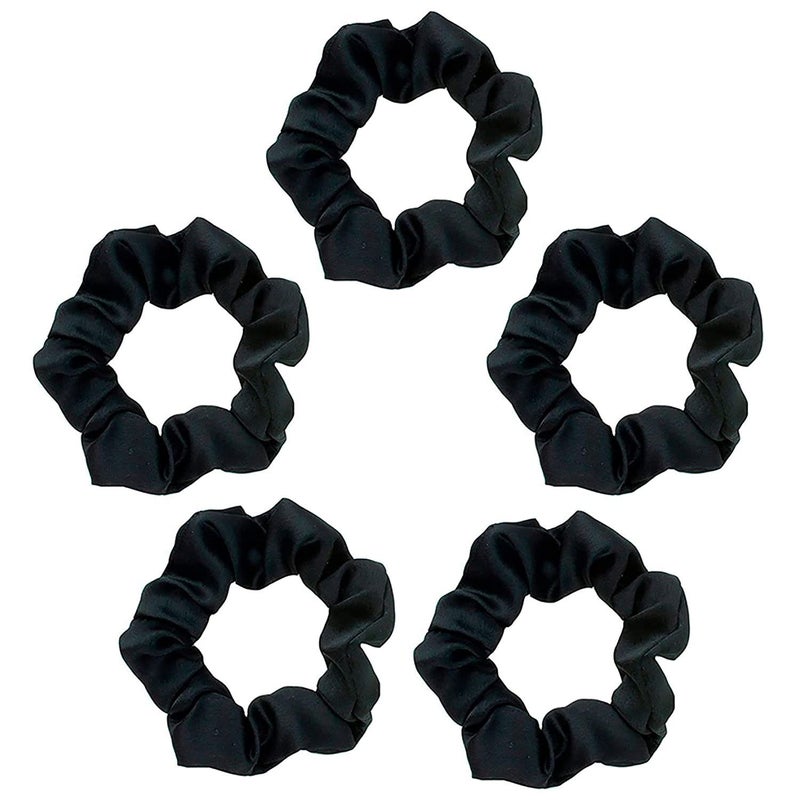BELICIA 6 Satin Scrunchies Softer than Silk Hair Scrunchies - Image 1