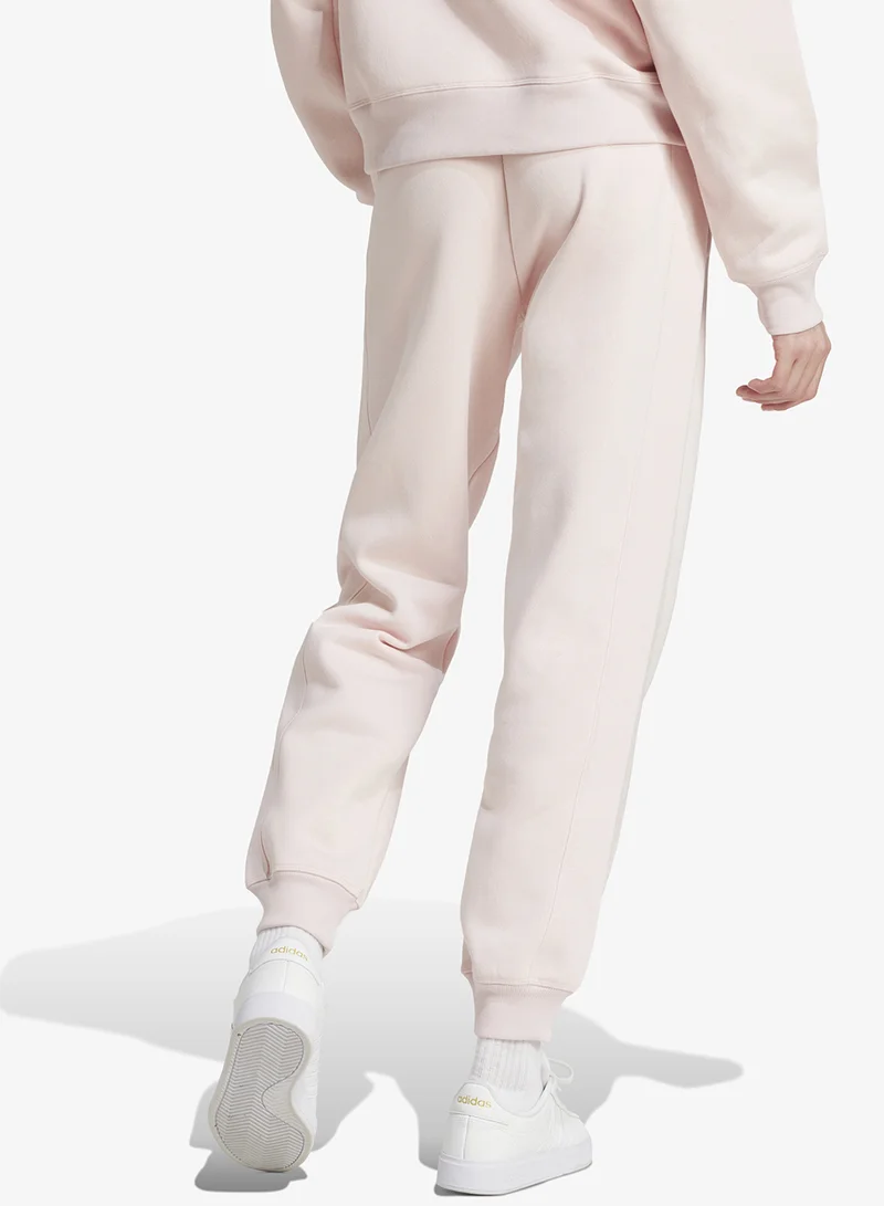 adidas بنطال رياضي قطني مطبوع بتوقيع