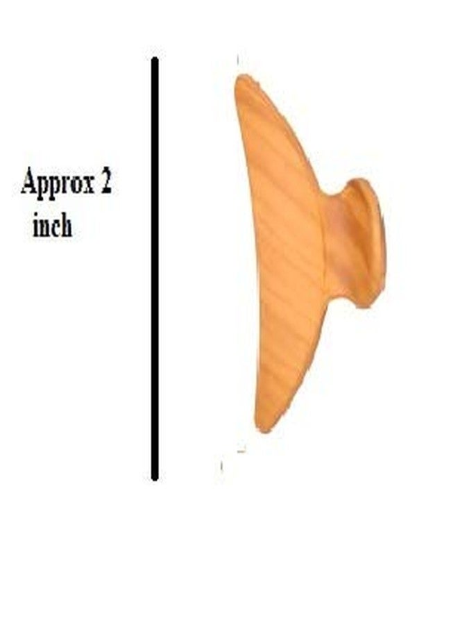 imioxo Woodencolour Daily use Stylish Hair Clutch/Claws/Clips for Girls and Women Combo of 3 Pieces(im_W8) - Image 3
