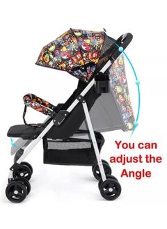 Generic Lightweight Baby Stroller Two Way One Button Portable Folding Baby Carriage Stroller Newborn Stroller Sleeping Basket  - Image 1