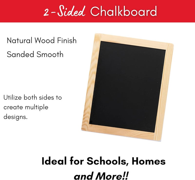 PLAID Double Sided Framed Chalkboard, 8.5"X10.5", 1 Pack - Image 2