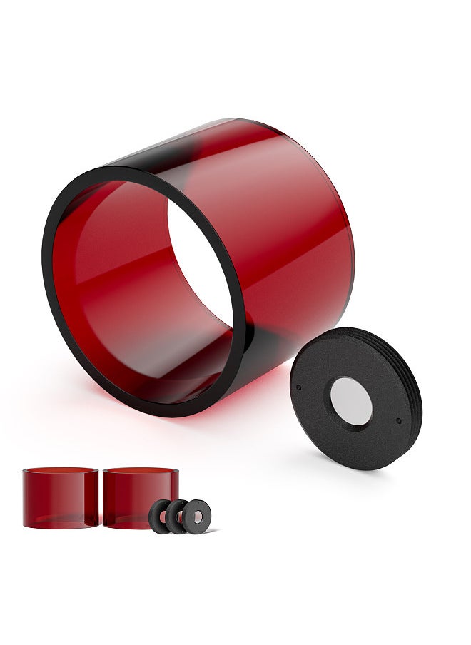 SCULPFUN S9 Original Lens Set 3Pcs Original Standard Lens + 2 Acrylic Covers Highly Transparent Anti-Oil And Anti-dust Super Long Service Life Easy To Install  - Image 2