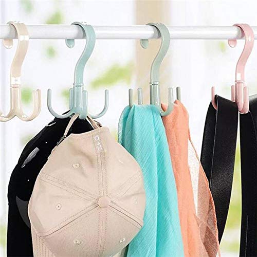 iDream 360° Rotating Cloth Hanger - Space-Saving Cabinet Organizer for Bags, Shoes, Belts, and Accessories - Multi-Purpose Hanging Solution (Pack of 2) - Image 2