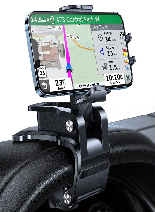 andobil Universal Car Phone Clip Holder [Military Sturdy, Firmly Grip & Never Slip] Ultra Stable Dashboard Cell Phone Mount for Car Dash Fits All iPhone 16 15 14 13 12 Pro Max Android Samsung GPS - Image 1