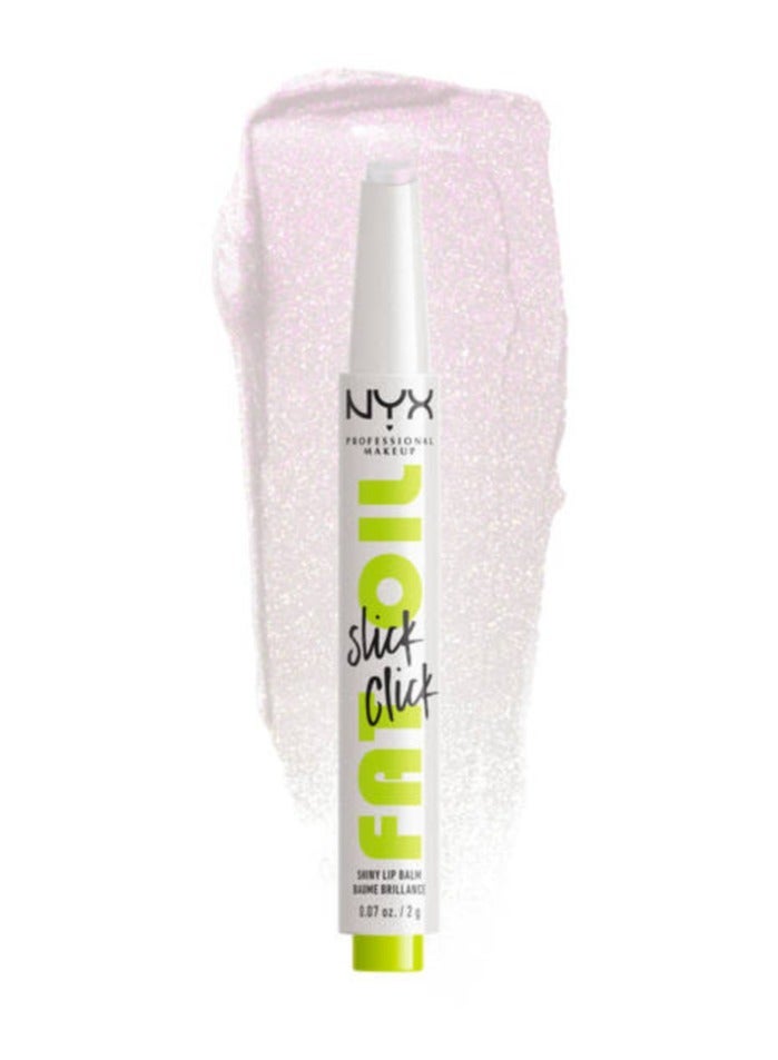NYX PROFESSIONAL MAKEUP Fat Oil Slick Click Lip Balm - Clear  - Image 2