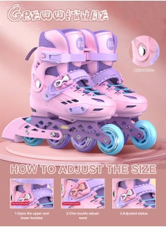 sway Kids Adjustable Inline Skate Roller Skates with Light Up Wheels, Outdoor Fitness Skates, Adjustable Inline Skates for Boys and Girls  - Image 3