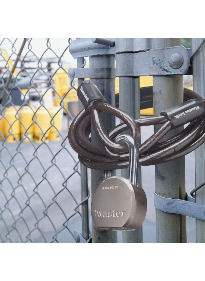 Master Lock Master Lock 930DLHPF Padlock with Key, Hardened Steel  - Image 3