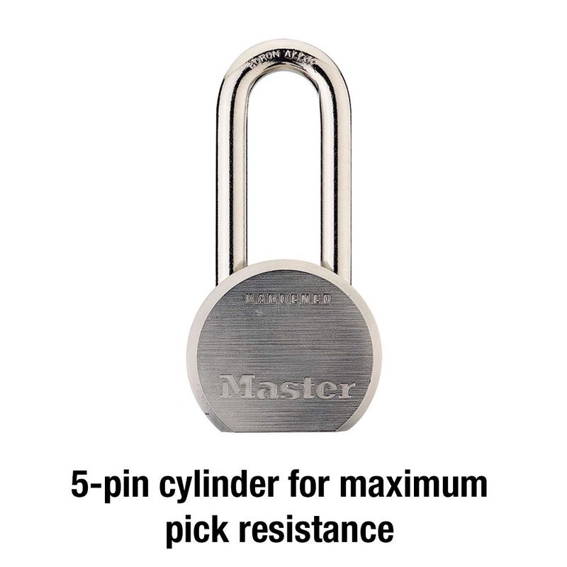 Master Lock 930DLHPF Padlock with Key, Hardened Steel - Image 4
