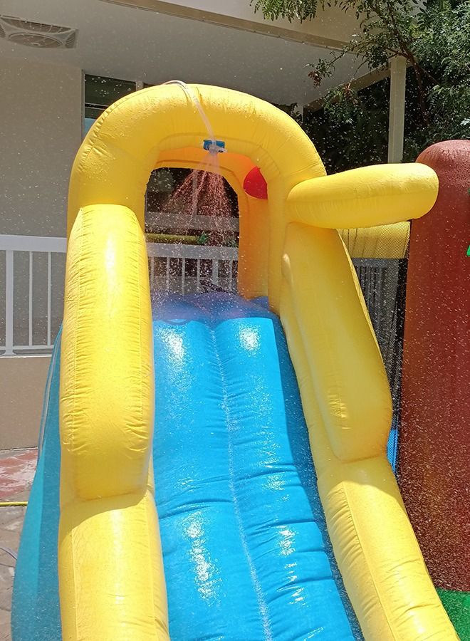 جساي تويز قلعة نطاط قابلة للنفخ مع منفاخ ماء منزلق للأطفال - Image 5