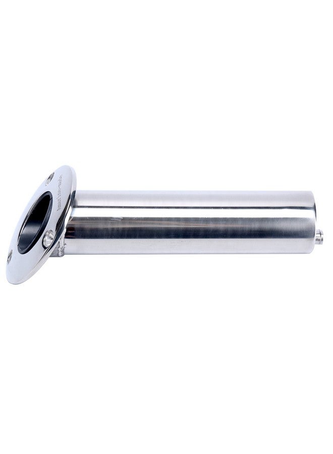 Amarine Made Amarine-made (Set of 2) Heavy Duty Stainless Steel 316 Deluxe Rod Holders with Drain, Flush Mount Fishing Rod Pole Holders, 30 Degree - Image 5