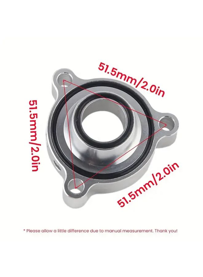 Black Aluminum Alloy Turbo Pressure Relief Valve Adapter For 2 0T Engines - Image 2