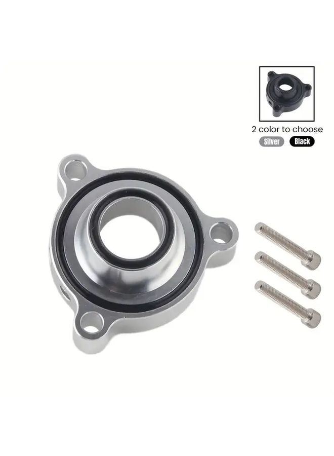 Black Aluminum Alloy Turbo Pressure Relief Valve Adapter For 2 0T Engines - Image 1