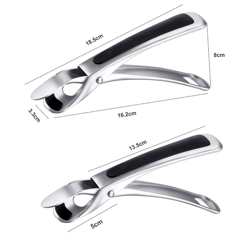 SOLEADER SOLEADER Plate Gripper Compatible With Instant Pot Accessories, Air Fryer Pans Gripper, Hot Plate Bowl Retriever For Egg Custard For Jidangeng, For Microwave Toaster Oven Steamer, Pack of Two  - Image 5