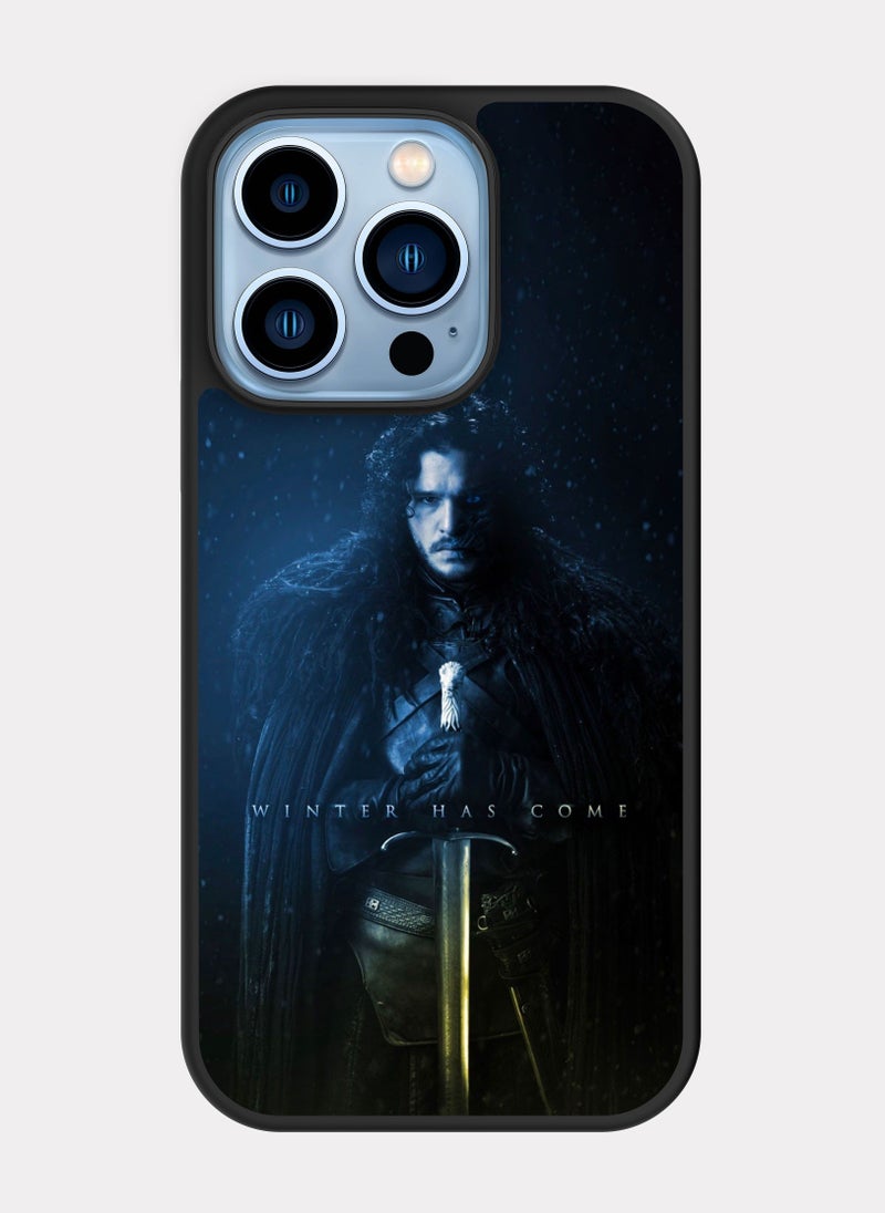 PXLAAT iPhone 13 Pro case cover Jon Snow GOT - Image 1