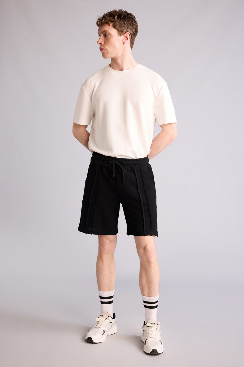 DeFacto Black Man Regular Fit Shorts Casual - Image 2