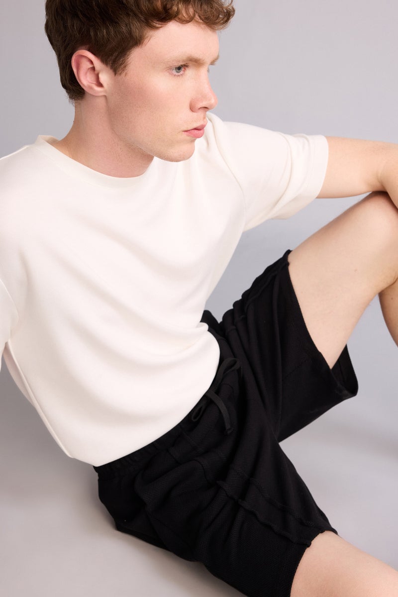 DeFacto Black Man Regular Fit Shorts Casual - Image 4