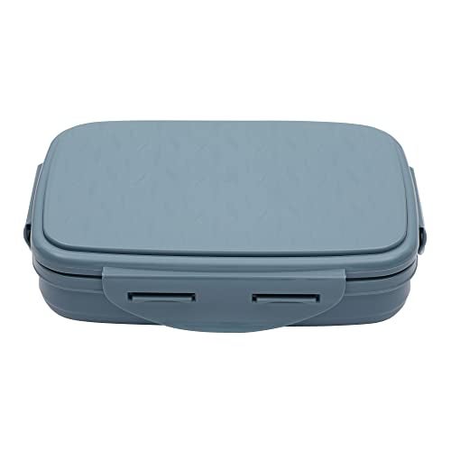 JAYPEE Inner Stainless Steel Insulated Lunch Box Wavesteel Sr. Peacock Plum, 600 ml, Airtight Tiffin Box for School Kids |Spillproof with Silicon Seal |Food Grade | BPA Free - Image 1