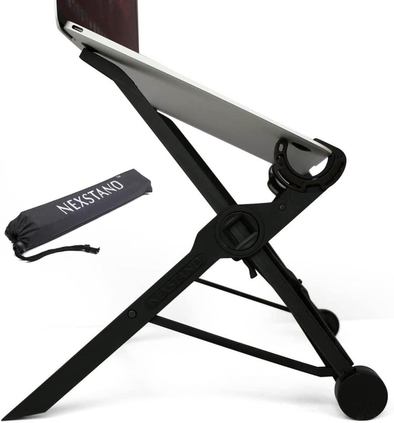 NEXSTAND K2 Laptop Stand for Desk, 8-Levels Adjustable Height Ergonomic Laptop Riser, Ventilated Computer Stand Holder Compatible with MacBook Air Pro, Dell, 10-17” Laptops - Image 1