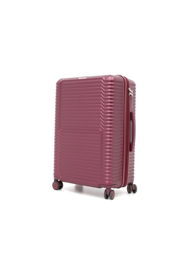 AMERICAN FLYER Hardshell Luggage Spinner Trolley Bag 3 Pieces Set,Burgundy (S-20",M-24",L-28")