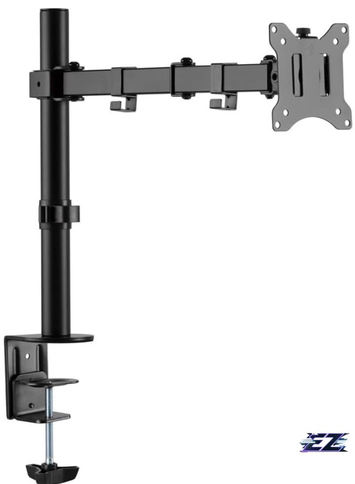 Gravity NEW Full Motion Monitor Arm Mount Stand for 17" to 32" Screens - Heavy Duty Single Arm - Image 1