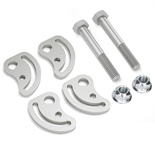 KSP PERFORMANCE KSP Caster/Camber Bolt Kit Adjusting ±1.5° Compatible with Silverado Sierra 1500 2500,Yukon Express Savana 1500 2500 Hummer H2 H3, Work On Most Chevy GMC Control Arm| Including Bolts,Cams and Nuts - Image 1
