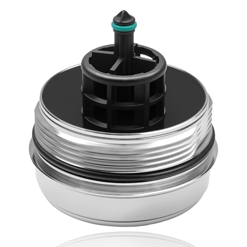 Dtomi Aluminium Oil Filter Housing Cover Cap Compatible With BMW Vehicle N52 N20 N54 N55 323i 525i 128i 325Xi 328Xi 330Xi 335Xi 525Xi 528Xi 530Xi 535Xi 740Li X3 X5 X6 20062016 Replace 11427525334 917056 - Image 1