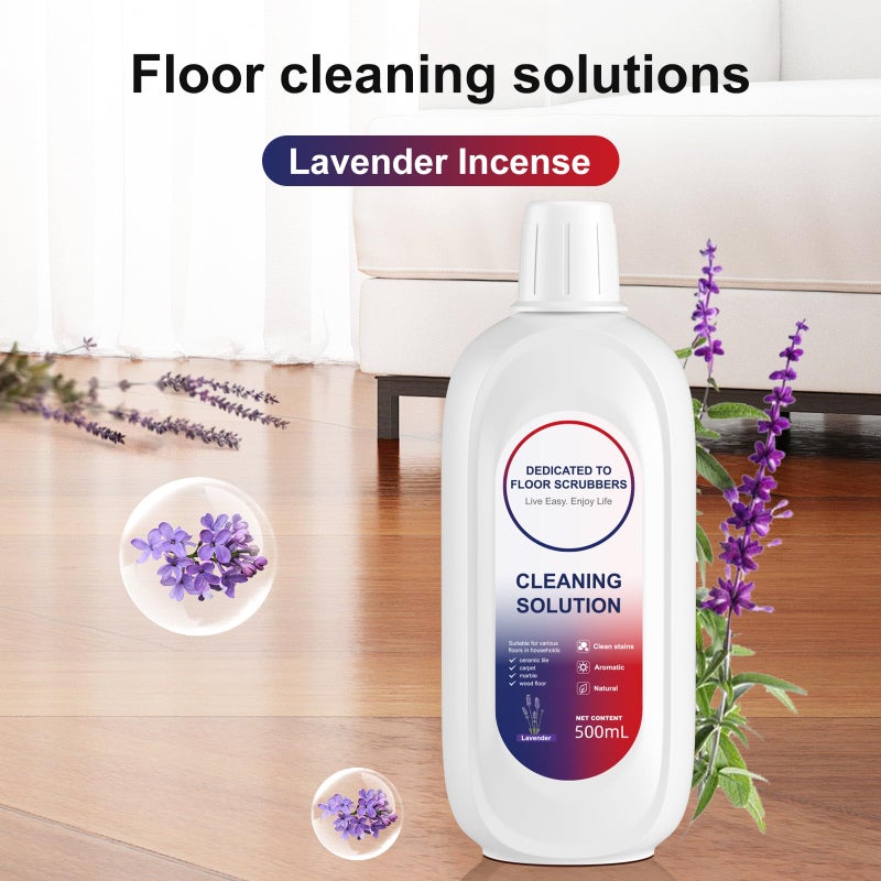 Nukisa Floor Cleaning Solution Compatible With Tineco, Deep Cleans for Multiple Hard Floors, Suitable With All Robot Vacuums with Mopping and Cordless Wet/Dry Vacuum Mop Cleaner (New Lavender 2 Bottle) - Image 2