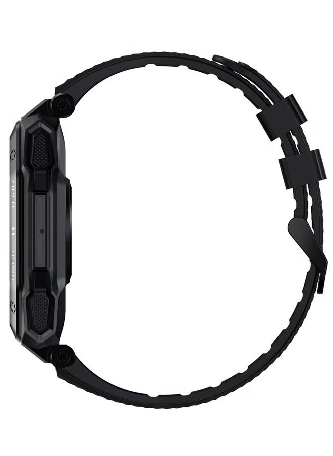 RollsTimi  - Men's SmartWatch, 1.85-Inch Full-Screen Touch, Heart Rate Monitoring For Exercise And Sleep, Waterproof, All Black - Image 1