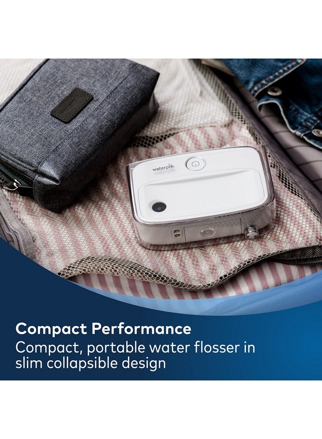 Waterpik Sidekick Portable Water Flosser, Perfect for Travel & Home, ADA Accepted, White/Chrome WF-04 - Image 3