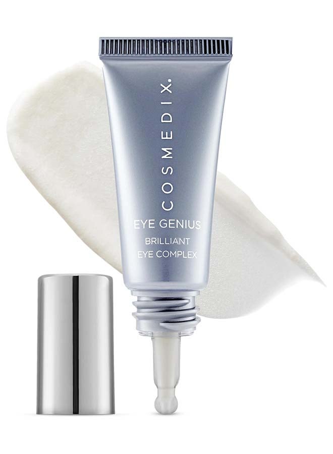 CosMedix Eye Genius Brilliant Eye Complex Peptide Serum | For Dark Circles Puffiness And Fine Lines Around the Eyes 7ml - Image 1