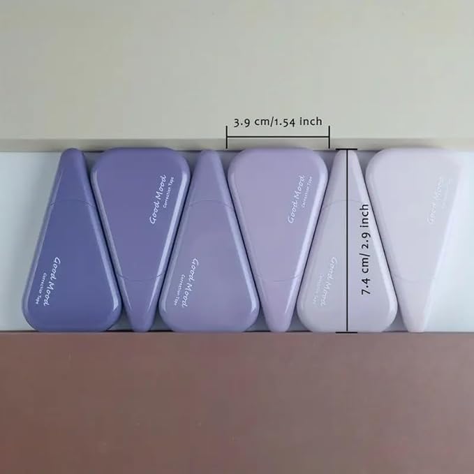 Schmidt 5m/ 196.85inch Correction Tape, Gradient Color Set Correction Tape, Colorful Mini Correction Tape, Office Supplies, Student Supplies Assorted Color - Image 1