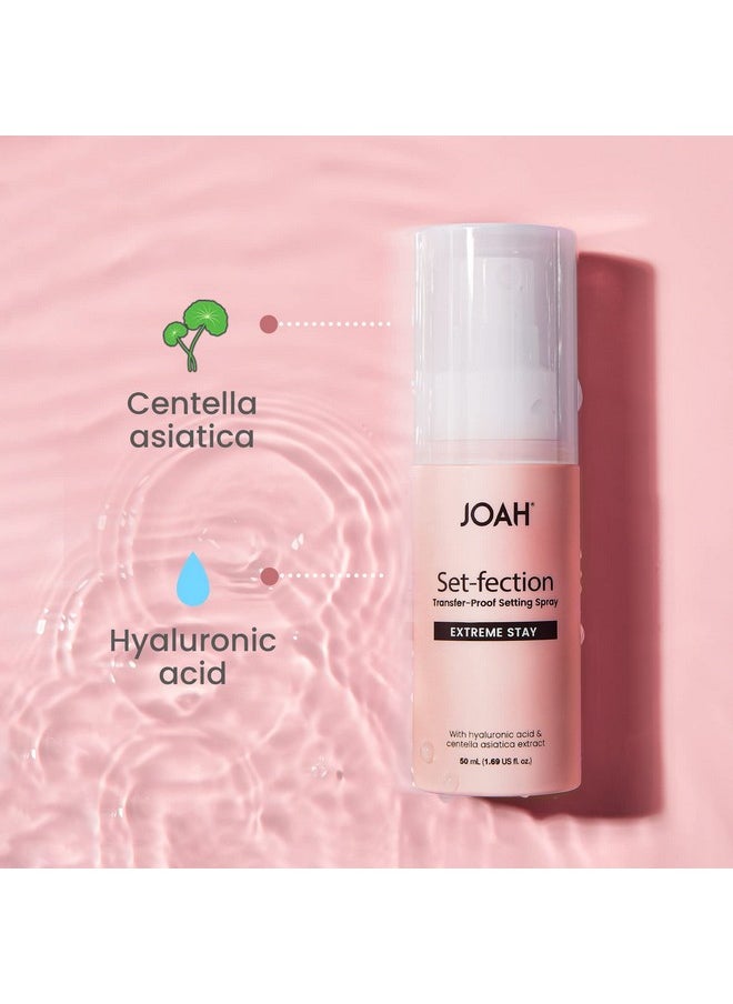 JOAH - Set Fection Transfer Proof Extreme Stay Setting Spray Infused With Hyaluronic Acid And Centella Asiatica Net Wt. 50 Ml (1.69 Fl.Oz.) - Image 1