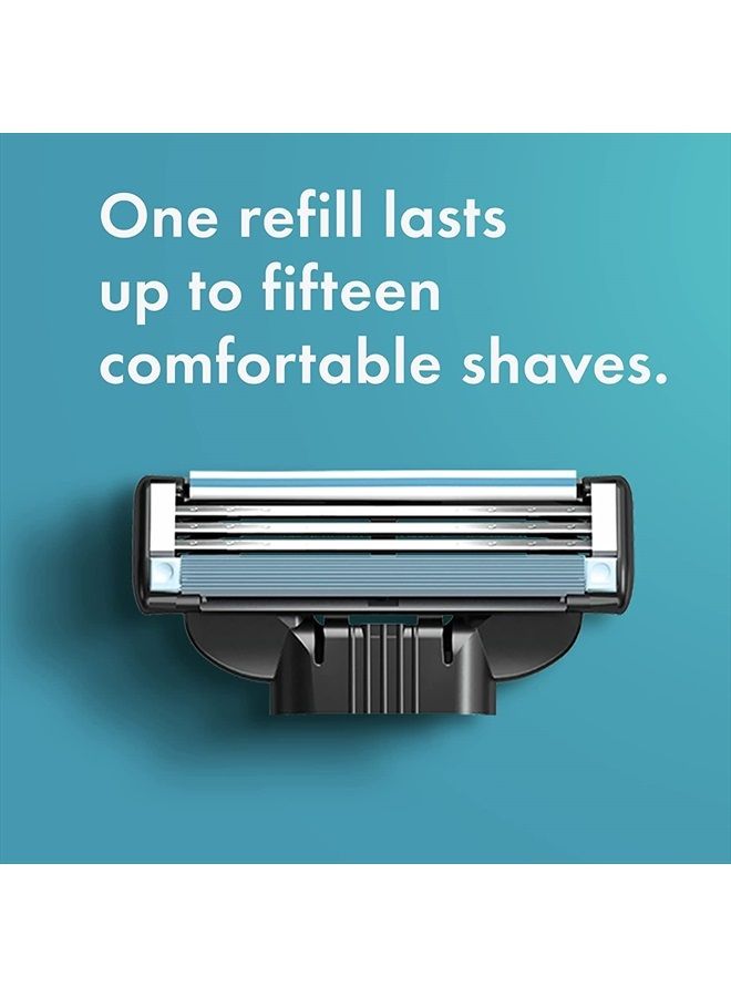 Gillette Mach3 Mens Razor Blade Refills, 15 Count  - Image 2