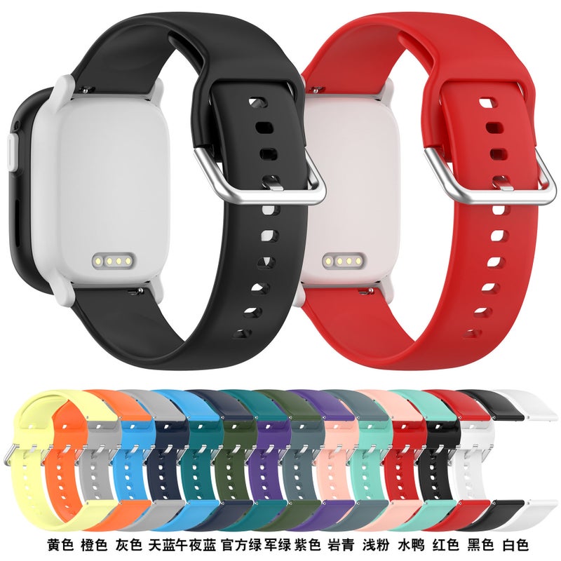 مناسب لسوار الأطفال Xplora X6 Play بسوار سيليكون رياضي 20Mm بمشبك فضي - Image 3