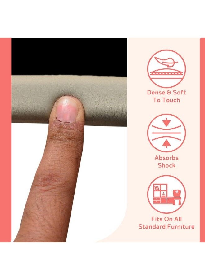 BABYSAFEHOUSE - Child Proofing Pretaped Edge Guard Strip (6.5Ft Pack Of 1) For Sharp Edges Of Furniture & Corners (Grey Color) - Image 1