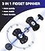 zimdun Alloy Metal Fidget Toys Adults3in1 Silent Fidget SpinnerStress Relief fidgetsChristmas Sensory Toys for Adult 2 Pcs - Image 4