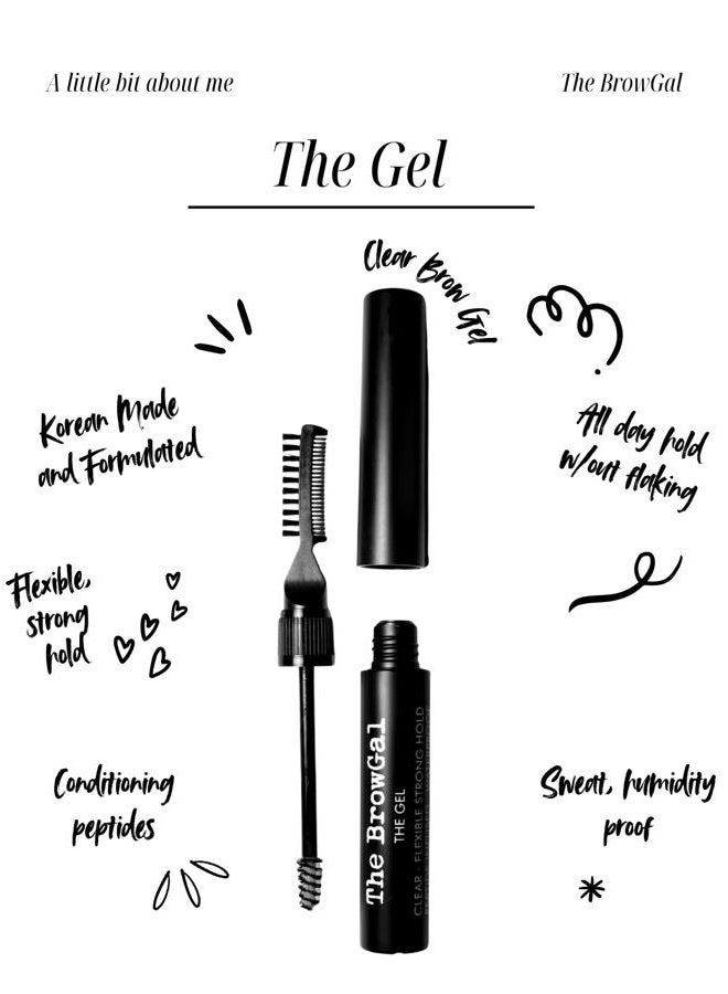 The BrowGal جل حواجب شفاف، 0.169 أونصة سائلة (عبوة من 1) - Image 2