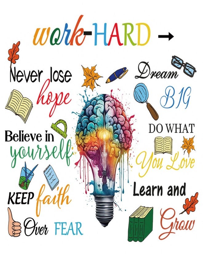 Datesno Vinyl Woll Quotes Stickers Inspirational Quotes Office Decals Positive Word Wall Decals Spiritual Sayings Wall Lettering Wall Stickers for for Bedroom Living Room Office Bathroom - Image 1