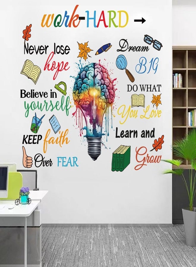 Datesno Vinyl Woll Quotes Stickers Inspirational Quotes Office Decals Positive Word Wall Decals Spiritual Sayings Wall Lettering Wall Stickers for for Bedroom Living Room Office Bathroom - Image 5