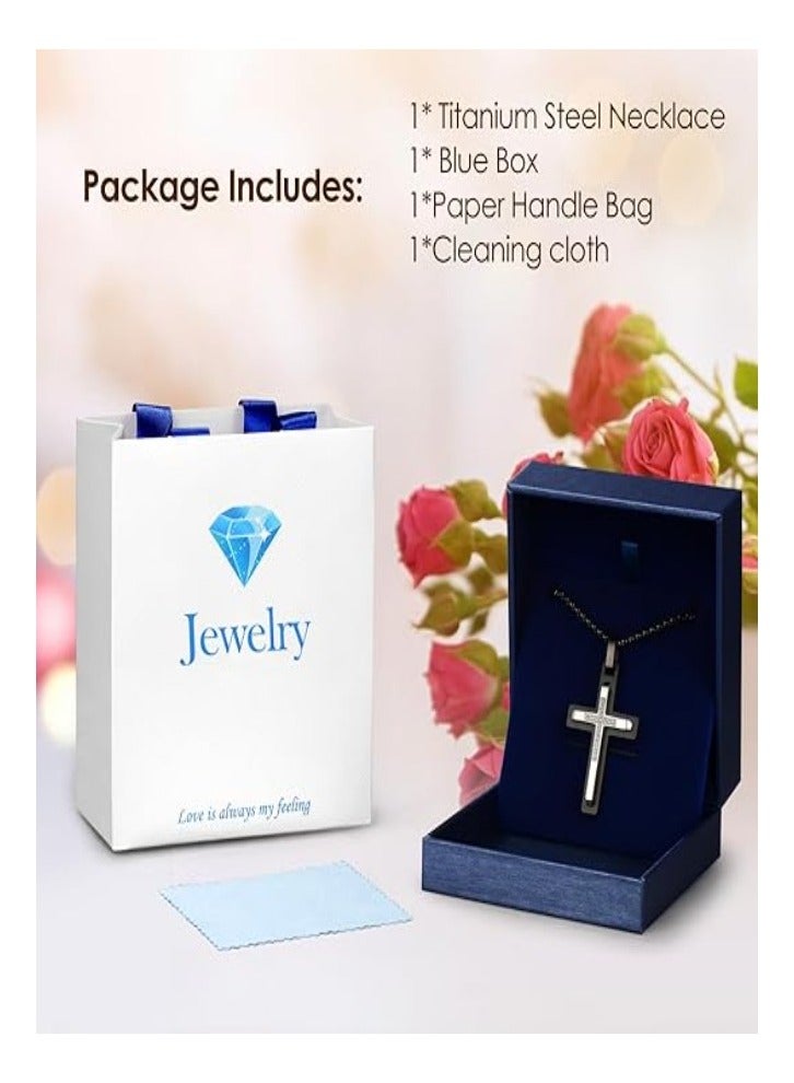 Zifeel Men's Cross pendant for Men, Dad, Husband - Jewellery Gift for Father's Day, Valentines Day, Anniversary, Birthday.  - Image 5