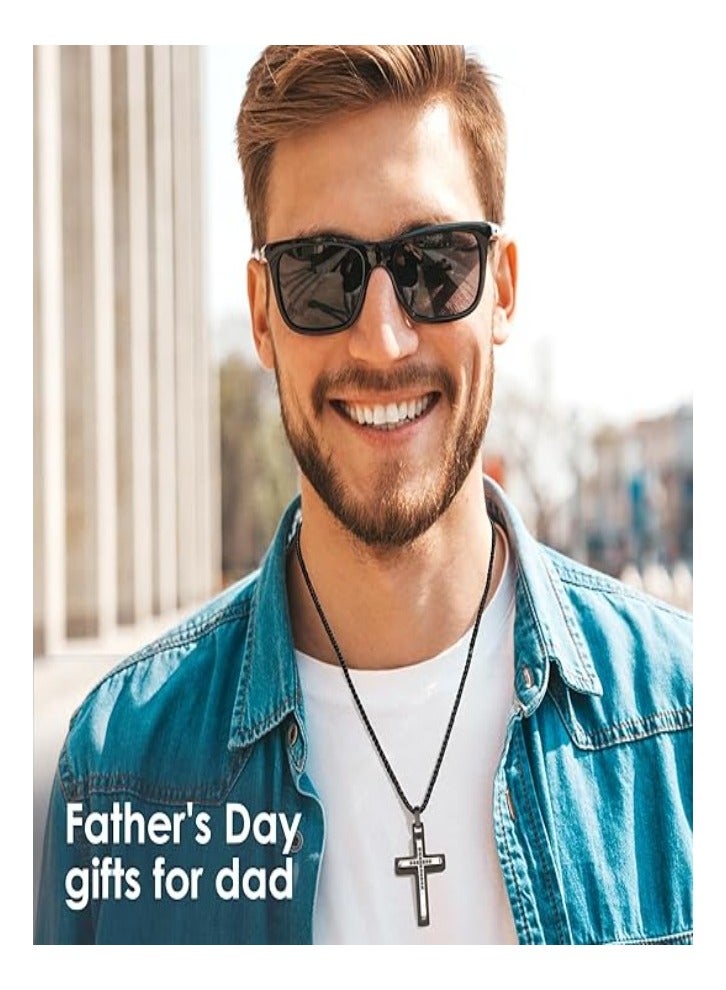 Zifeel Men's Cross pendant for Men, Dad, Husband - Jewellery Gift for Father's Day, Valentines Day, Anniversary, Birthday.  - Image 3