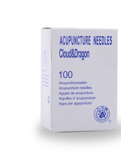 Generic Cloud & Dragron J Type Tube Needle Disposable Sterile Painless Dry Acupuncture Needles 0.30x75 100 Needles a box  - Image 1
