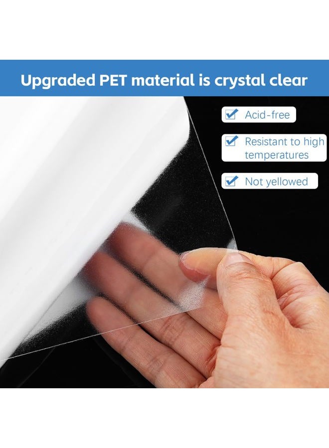 Dynta Double Sided Adhesive Sheets for Arts Craft Scrapbooking Photo Albums Home Decorative 25Pcs, 8.3 x 11.7 Inch - Image 3