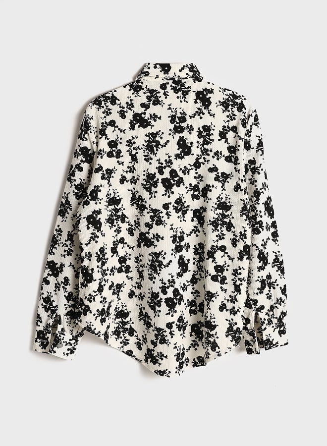 LC WAIKIKI Collared Neck Long Sleeve Women's Shirt - Image 4