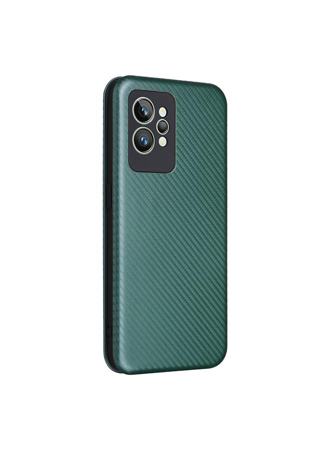 S-TOP Case For OPPO Realme GT2 Pro Carbon Fiber Texture Flip Leather Phone Case - Image 3