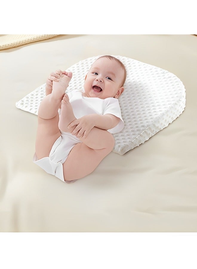 Baby Wedge Pillow for Reflux Sleep,Elastic Memory Foam Baby Wedge Pillow,Feeding Pillows for Toddler Removeable Anti Milk Pillow,Baby Pillows for Sleeping for Newborn - Image 4