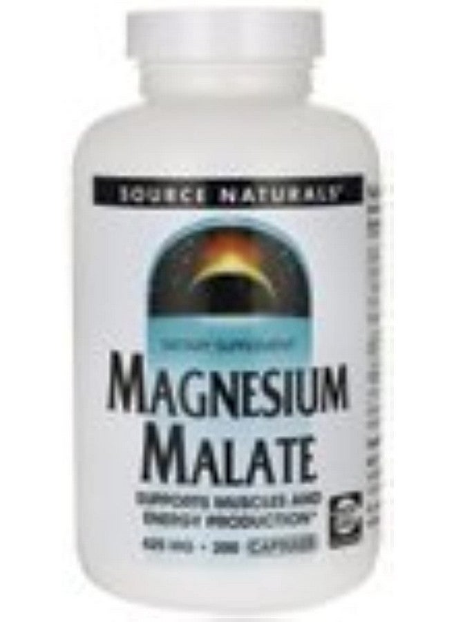 Source Naturals Magnesium Malate 625mg, 200 Capsules - Image 2