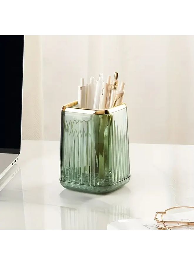 Transparent White Adjustable Plastic Pen Holder And Makeup Brush Organizer - Image 5