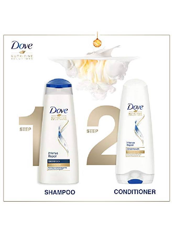Dove Intense Repair Conditioner 175 Ml With Keratin Actives To Smoothen Dry And Frizzy Hair Deep Conditions Damaged Hair For Men Women - Image 5